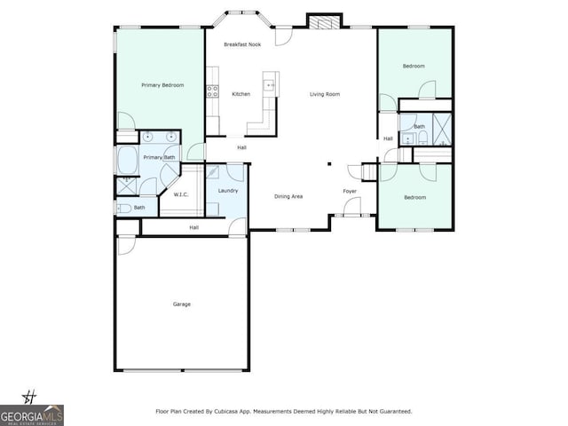 102 Autumn Brooke Trl, Dallas, GA 30157 - view of home floor plan