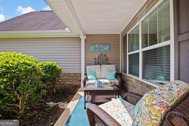 102 Autumn Brooke Trl, Dallas, GA 30157 - view of covered porch