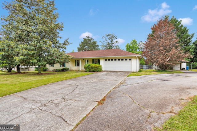 95 Stephens Dr, Covington, GA 30016 - ranch-style house featuring a garage and concrete driveway