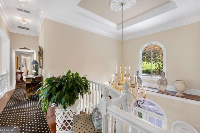 3182 Deepwater Dr, Gainesville, GA 30506 - detailed view of a chandelier and ornamental molding