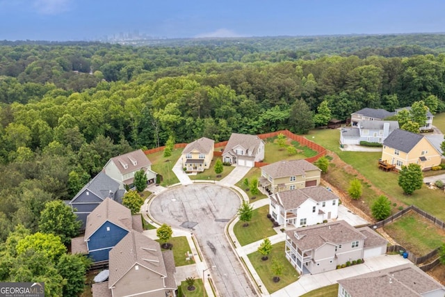 2342 Terrace View Cir SW, Atlanta, GA 30315 - aerial perspective of suburban area featuring a forest