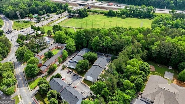 view of property location with a main thoroughfare