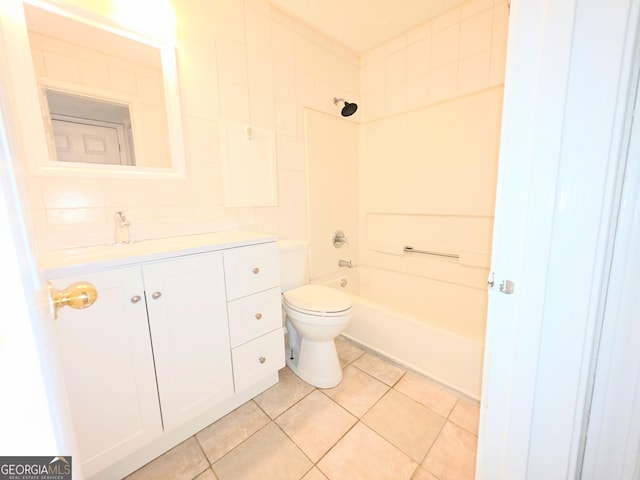 1212 Utoy Springs Rd Unit 46, Atlanta, GA 30331 - full bathroom with vanity, shower / tub combination, and tile patterned flooring
