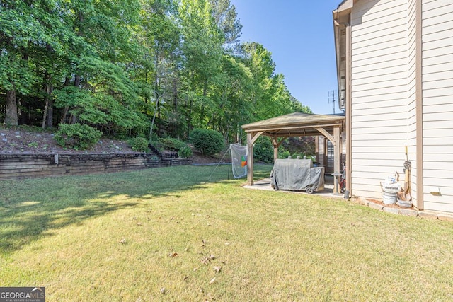 1500 Highland Farm Dr, Suwanee, GA 30024 - view of green lawn with a gazebo