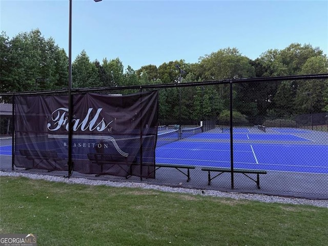 1399 Kilchis Falls Way, Braselton, GA 30517 - view of tennis court