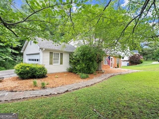 2458 Zachary Woods Dr, Marietta, GA 30064 - view of front of home featuring a front lawn and a shingled roof
