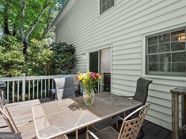 2458 Zachary Woods Dr, Marietta, GA 30064 - deck featuring outdoor dining area