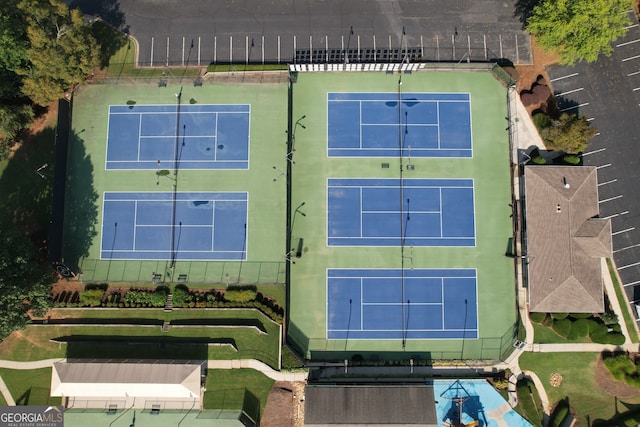 bird's eye view