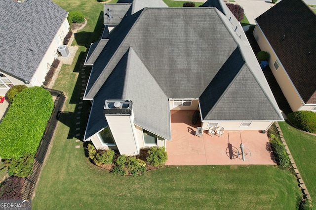 view of subject property