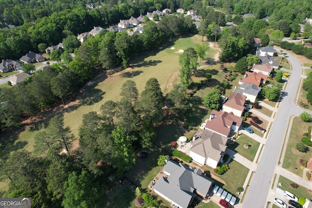 aerial view of property's location featuring nearby suburban area