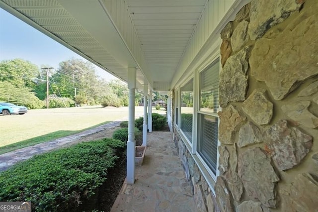 view of patio / terrace featuring a porch