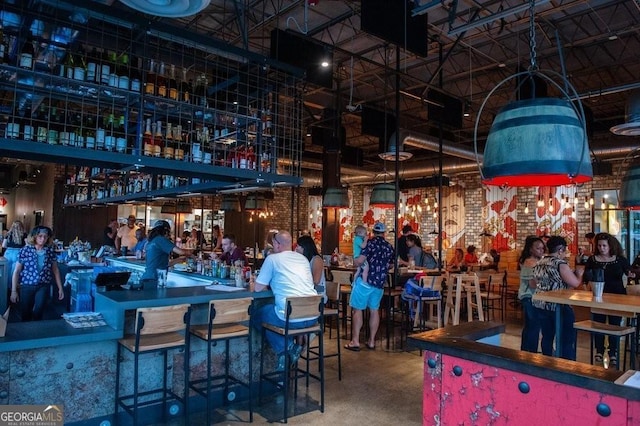 1174 Princess Ave SW, Atlanta, GA 30310 - community bar area featuring concrete flooring