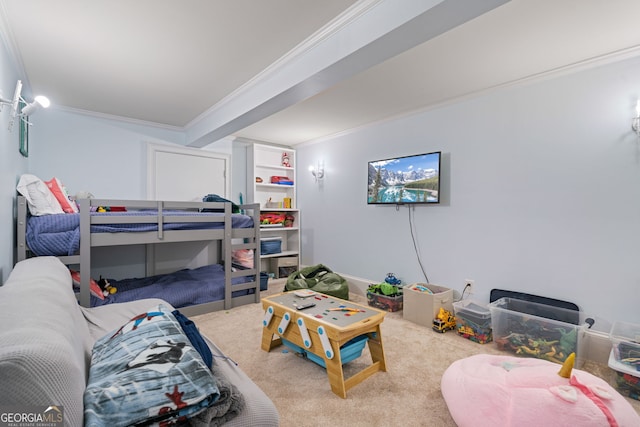 100 Braxton Way, Roswell, GA 30075 - bedroom with ornamental molding and carpet flooring