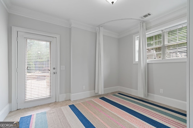 100 Braxton Way, Roswell, GA 30075 - empty room with ornamental molding and baseboards