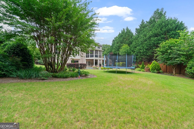 100 Braxton Way, Roswell, GA 30075 - view of yard featuring a trampoline