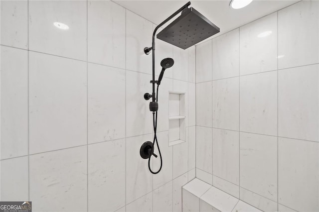 196 Mcelroy Mountain Dr, Jasper, GA 30143 - bathroom view of a tile shower