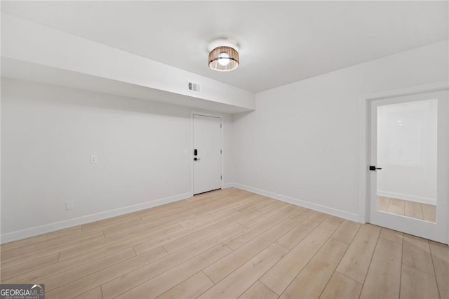 196 Mcelroy Mountain Dr, Jasper, GA 30143 - unfurnished room featuring light wood-type flooring and baseboards