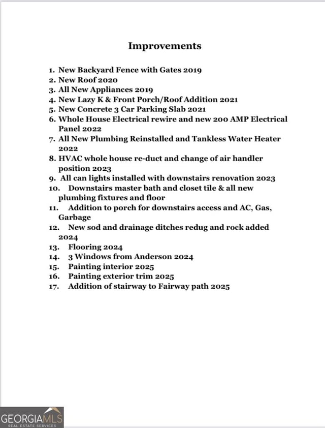 view of miscellaneous listing collateral