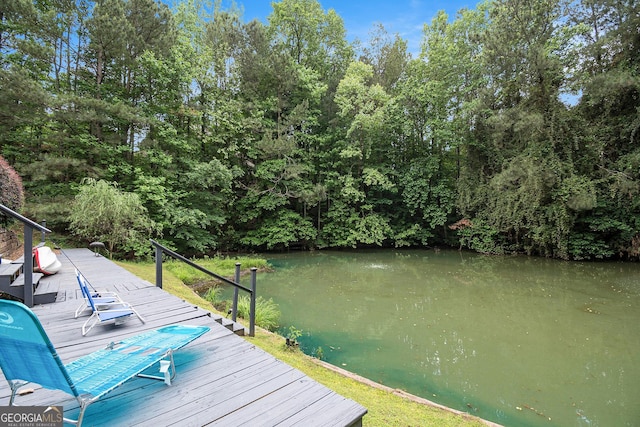 1640 Settindown Dr, Roswell, GA 30075 - dock area featuring a water view