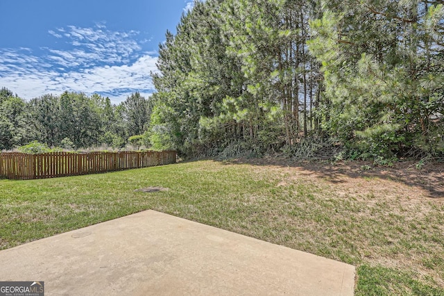 349 Pennant Ln, Fairburn, GA 30213 - view of yard with a patio area