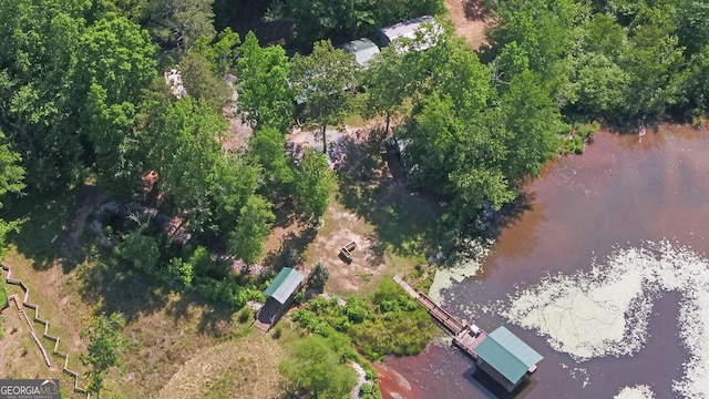 view of property location with a large body of water