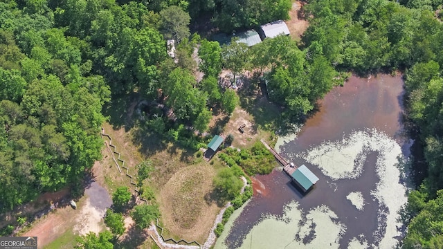 view of property location with a large body of water