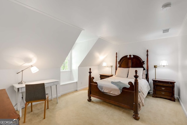 130 River Lndg NE, Sandy Springs, GA 30350 - carpeted bedroom featuring baseboards and vaulted ceiling