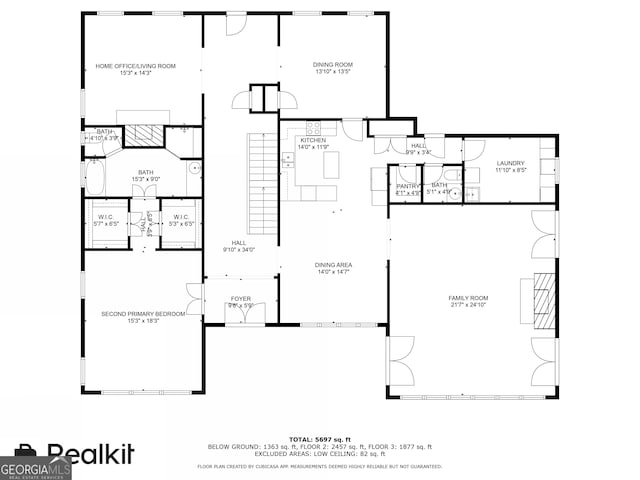 130 River Lndg NE, Sandy Springs, GA 30350 - floor plan / room layout
