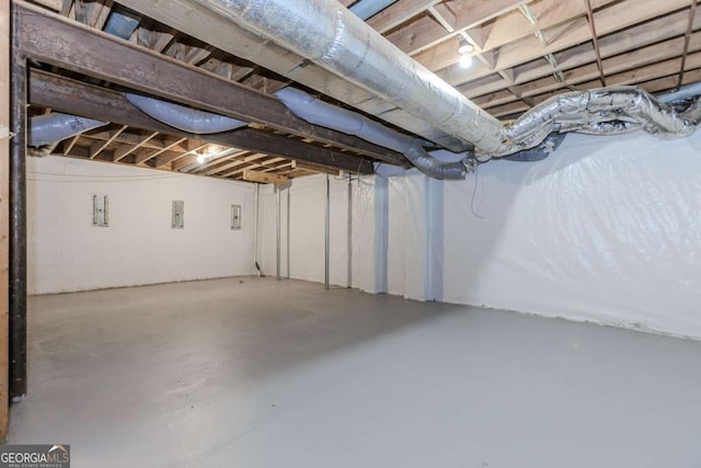 2228 Walker Dr, Lawrenceville, GA 30043 - unfinished below grade area with electric panel