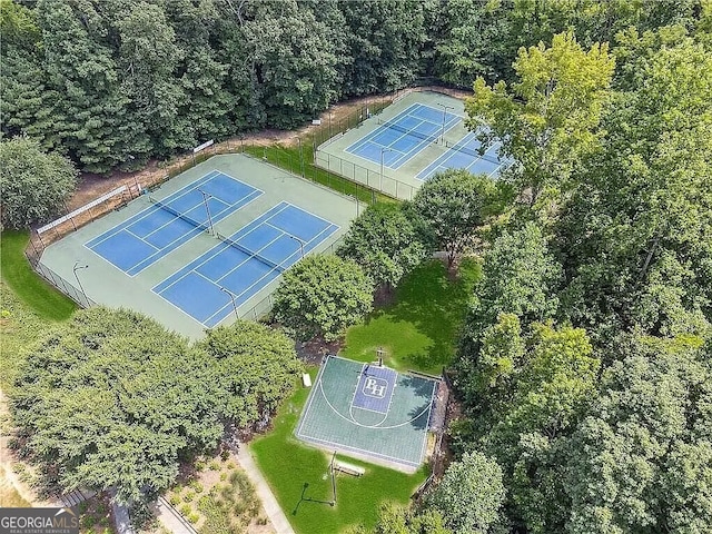 drone / aerial view