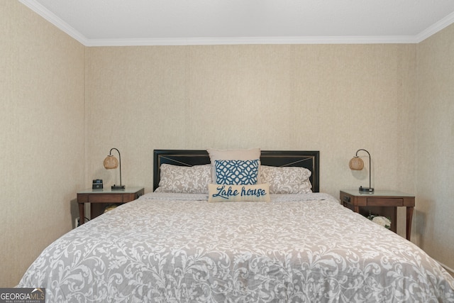 194 Phillips Dr, Eatonton, GA 31024 - bedroom with crown molding