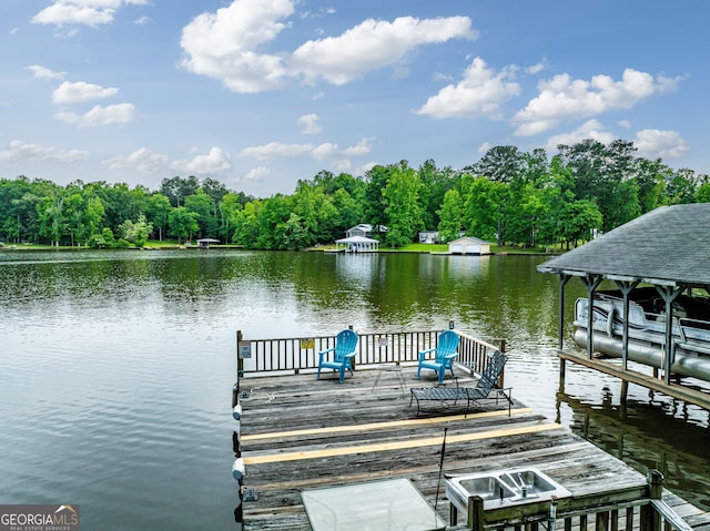 194 Phillips Dr, Eatonton, GA 31024 - dock with a water view