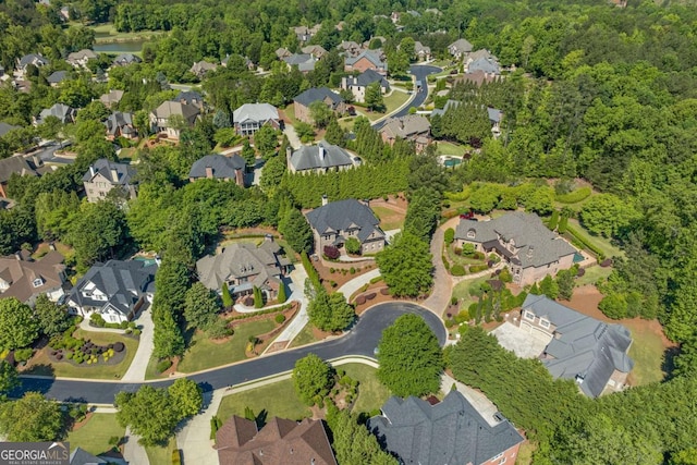 8745 Islesworth Ct, Duluth, GA 30097 - aerial overview of property's location with nearby suburban area