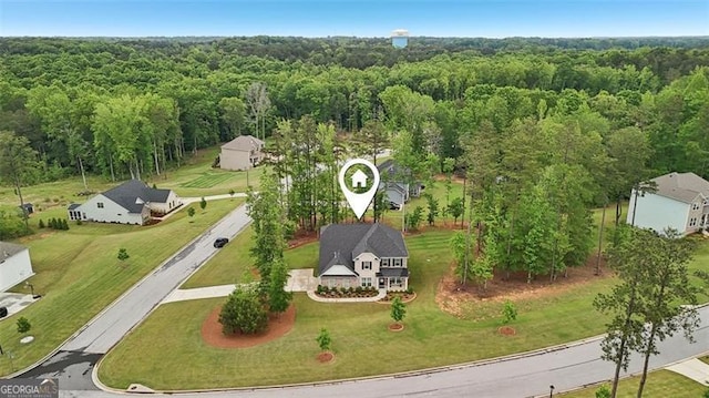 130 W Pier Way, Fayetteville, GA 30214 - drone / aerial view of a forest