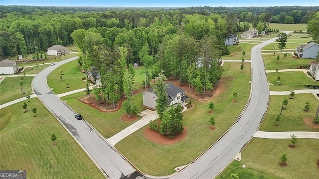 130 W Pier Way, Fayetteville, GA 30214 - aerial view of property and surrounding area with a heavily wooded area