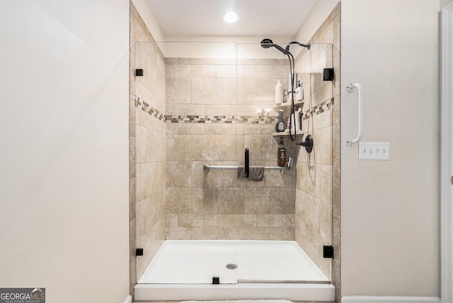 375 Buckwood Trl, Cornelia, GA 30531 - bathroom with a shower stall