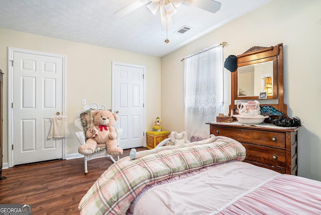 375 Buckwood Trl, Cornelia, GA 30531 - bedroom with wood finished floors, ceiling fan, and baseboards