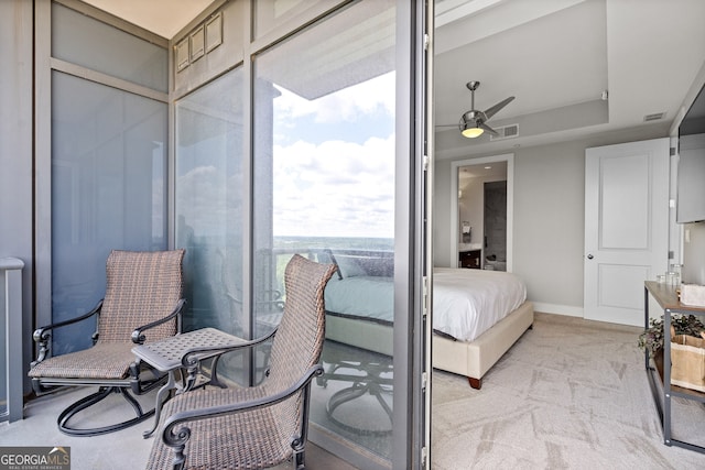 3630 Peachtree Rd NE Unit 1909, Atlanta, GA 30326 - bedroom featuring light colored carpet and baseboards