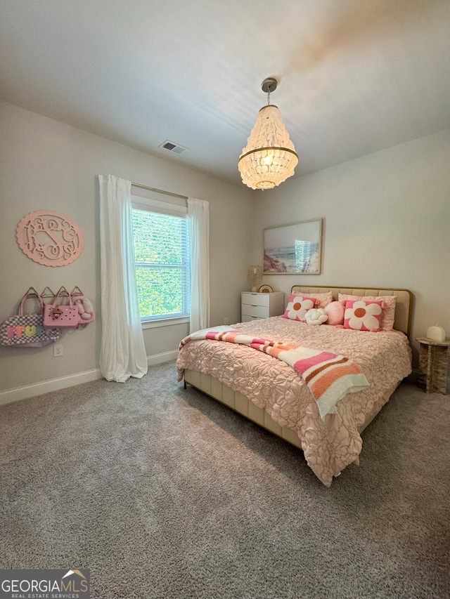 4736 Landing Water Path, Buford, GA 30519 - carpeted bedroom featuring baseboards