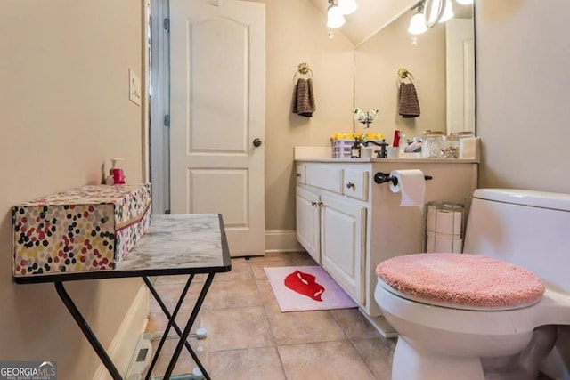 87 Marcus Ct, Ball Ground, GA 30107 - bathroom with vanity and tile patterned floors