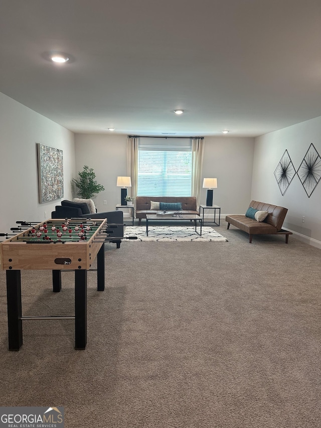 3006 Fairway Dr, Villa Rica, GA 30180 - playroom featuring carpet and recessed lighting