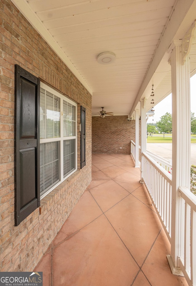 view of patio / terrace featuring a porch