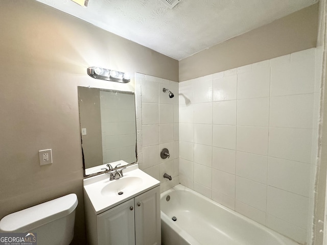 6309 Wellington Way, Austell, GA 30106 - bathroom featuring vanity,  shower combination, and toilet