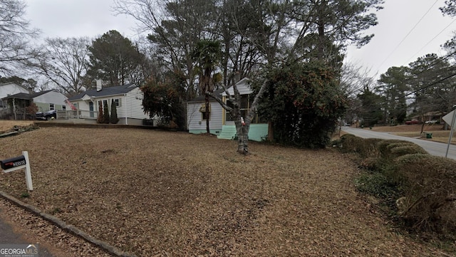 2010 Mcafee Pl, Decatur, GA 30032 - view of yard with an outdoor structure and a storage unit