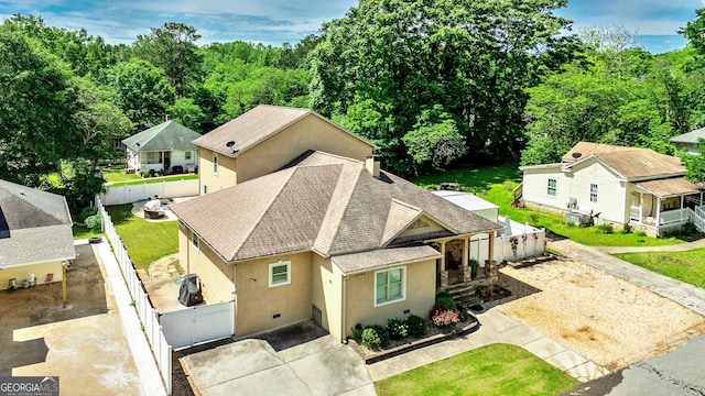 11 Main St, Newnan, GA 30263 - aerial view of property and surrounding area