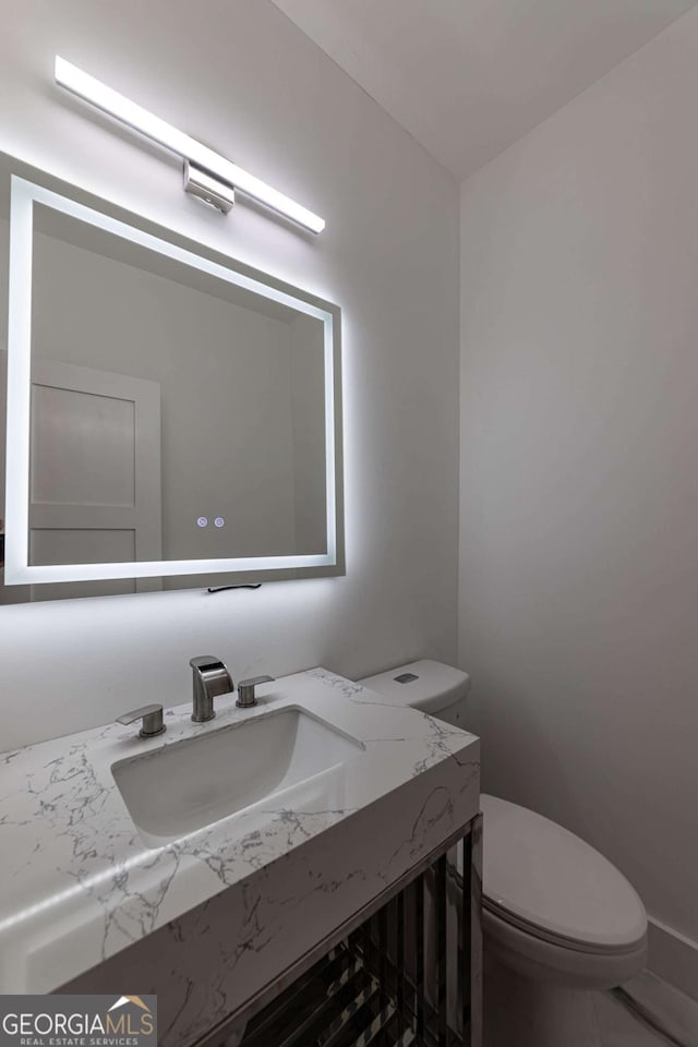 4 Bentley Trace Mnr, Atlanta, GA 30327 - bathroom with vanity and toilet