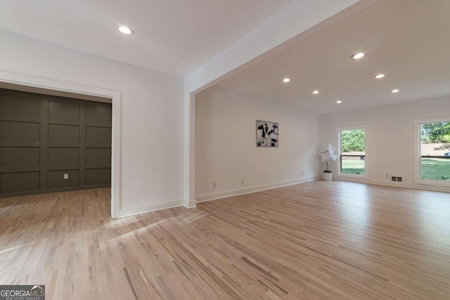 4 Bentley Trace Mnr, Atlanta, GA 30327 - spare room featuring light wood finished floors and recessed lighting