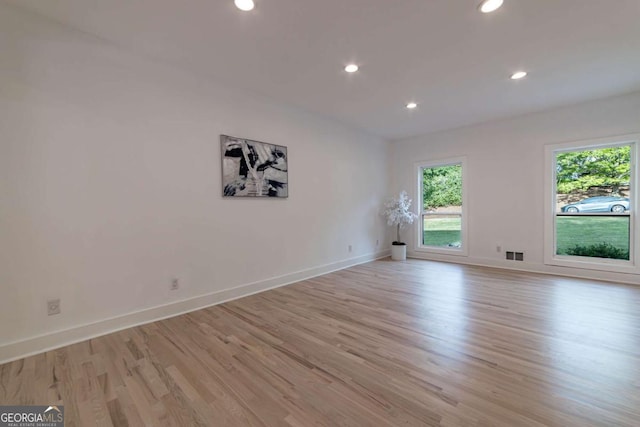 4 Bentley Trace Mnr, Atlanta, GA 30327 - unfurnished room with light wood-type flooring and recessed lighting