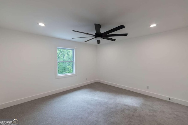 4 Bentley Trace Mnr, Atlanta, GA 30327 - carpeted spare room featuring ceiling fan and recessed lighting