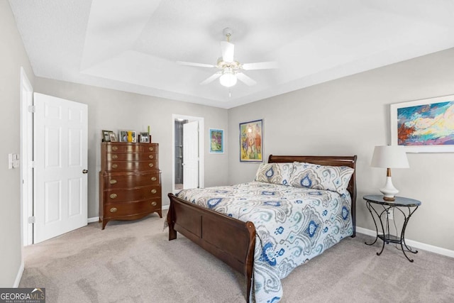 4027 Mount Vernon Dr, Woodstock, GA 30189 - bedroom with carpet, baseboards, and a ceiling fan